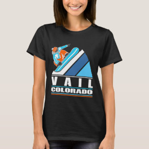 Vail Colorado - Vintage Snowboarder  T-Shirt