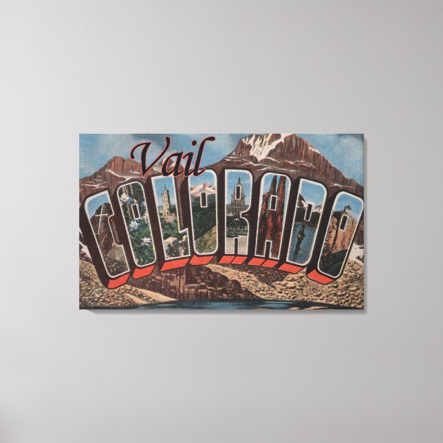 Vail, ColoradoLarge Letter ScenesVail, CO Canvas Print (Front)