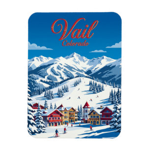 Vail Mountain Resort USA Magnet