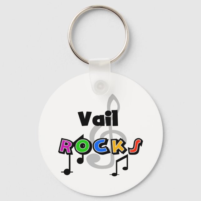 Vail Rocks Key Ring (Front)
