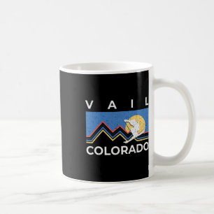 Vail Ski Town Colorado Rocky Mountains Travel Vint Coffee Mug