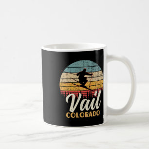 Vail Skiing Colorado Vintage Mountain Ski  Coffee Mug
