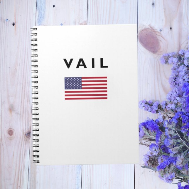 Vail USA American Flag Light-Colour Notebook (Creator Uploaded)