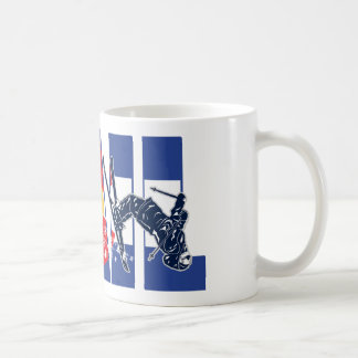 Vail with Colorado Flag and Skier Coffee Mug