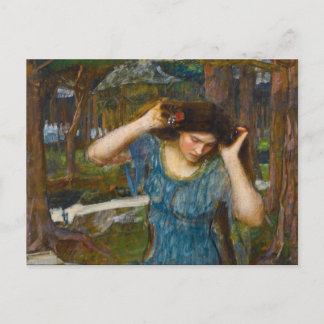 Vain Lamorna Study for Lamia by Waterhouse Postcard