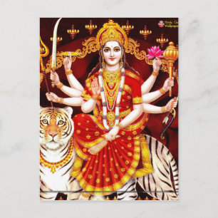VAISHNO DEVI HINDU GODDESS POSTCARD