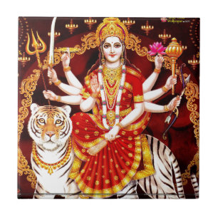 VAISHNO DEVI HINDU GODDESS TILE