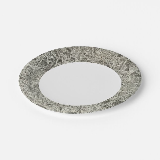 Vaison Paper Plate (Angled)
