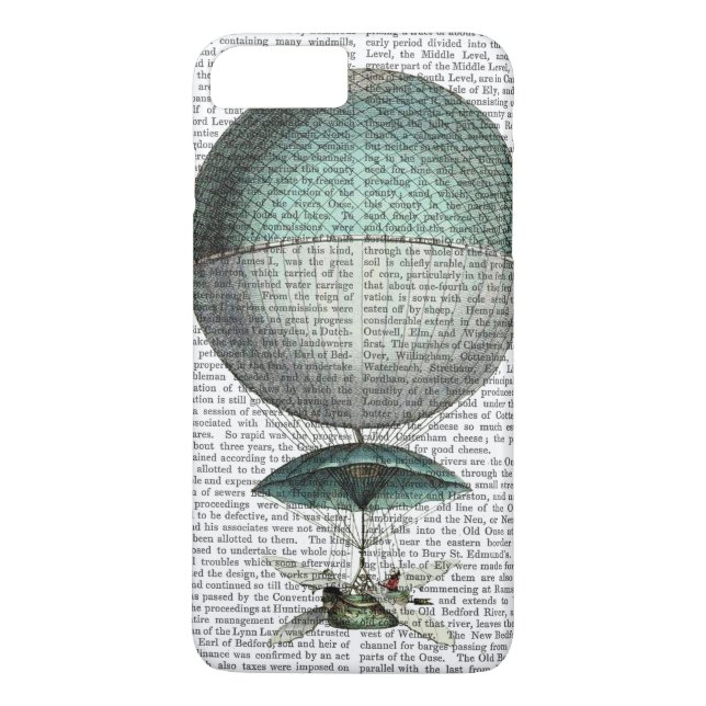 Vaisseau Volant Hot Air Balloon Case-Mate iPhone Case (Back)