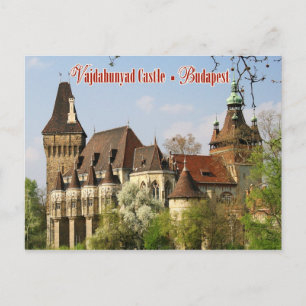 Vajdahunyad Castle, Budapest, Hungary Postcard