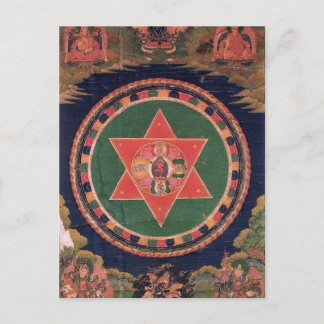 Vajravarahi Vajrayogini Tibetan Buddhist Mandala Postcard