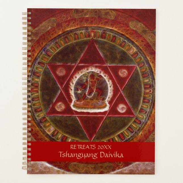 Vajrayogini Stands In Two Crossed Red Triangles Planner (Front)