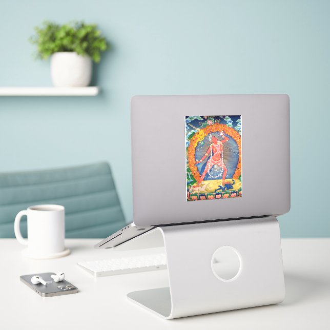 Vajrayogini Tibetan Buddhist Deity (Laptop On Desk)