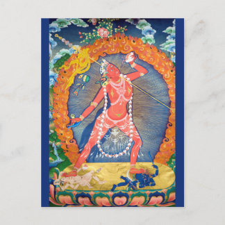 Vajrayogini Tibetan Buddhist Deity Postcard