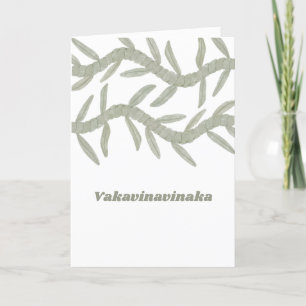 Vakavinavinaka Thank You Card