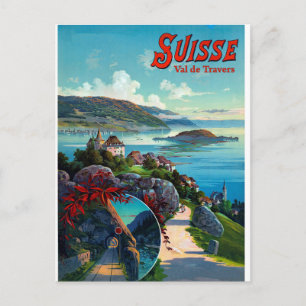 Val de Travers, Switzerland Postcard