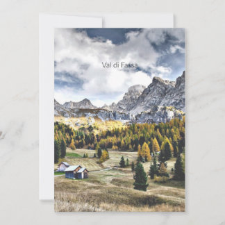 Val di Fassa, Trentino, Italy Card