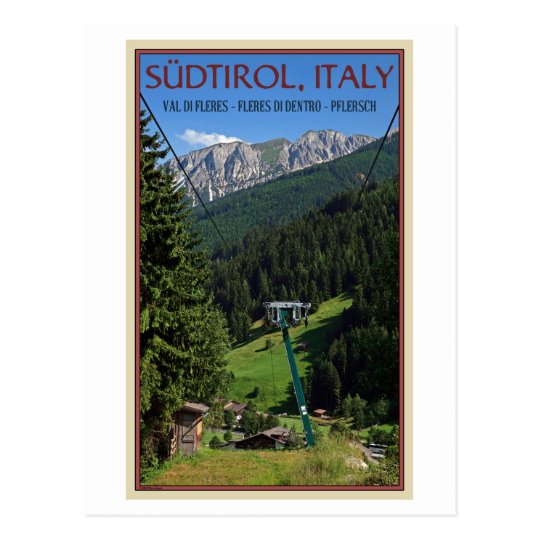 Val di Fleres - Summer T-bar Postcard