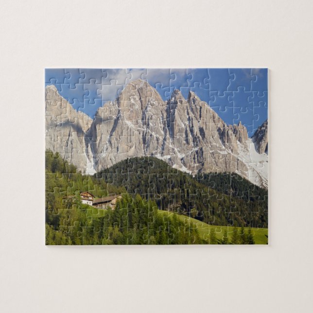 Val di Funes, Villnosstal, Dolomites, Italy Jigsaw Puzzle (Horizontal)