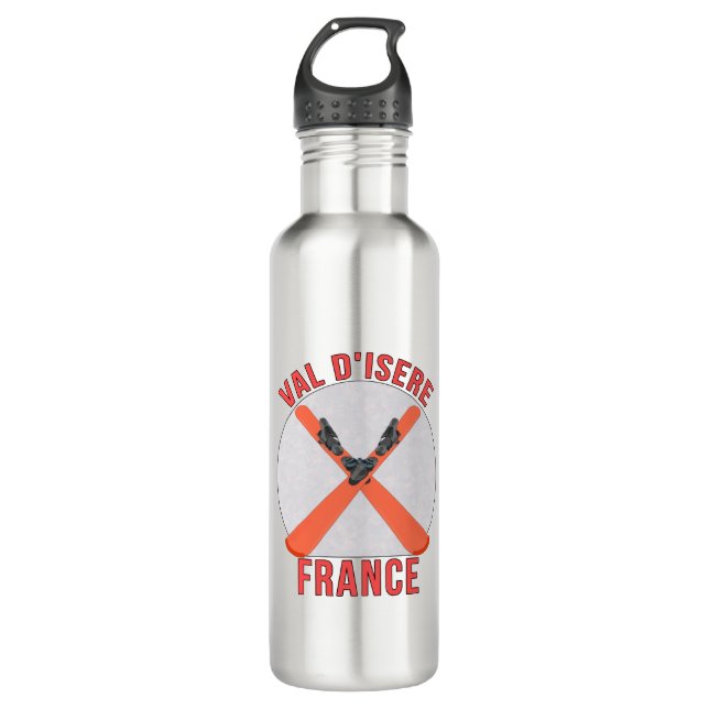 Val d'Isere, France 710 Ml Water Bottle (Front)