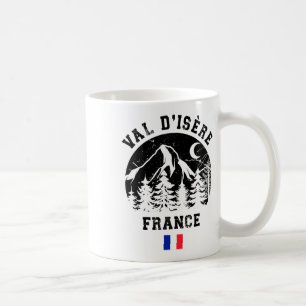 Val D'isère France Alps Ski Resort Alpine Skiing F Coffee Mug
