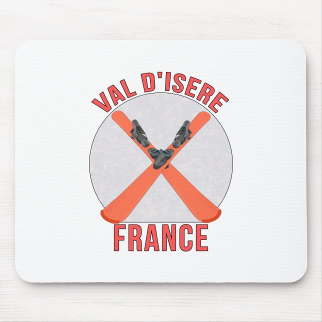 Val d'Isere, France Mouse Mat (Front)