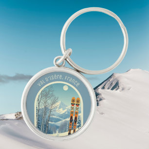 Val d'Isère France ski holiday souvenir Key Ring