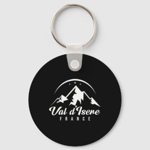 Val D'isere France Ski Resort Skiing Snowboarding  Key Ring