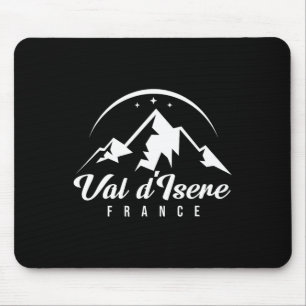 Val D'isere France Ski Resort Skiing Snowboarding Mouse Mat