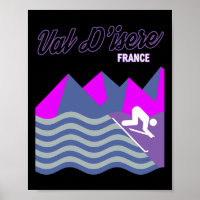 Val D'isere French Alps France Ski Resort Snowboar