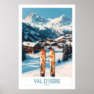 Val-dIsère Ski Poster 1