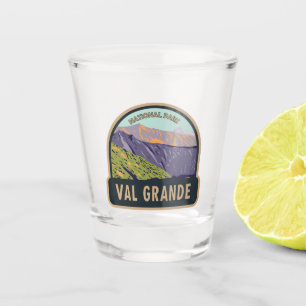 Val Grande National Park Italy Vintage Shot Glass