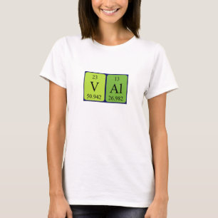 Val periodic table name shirt