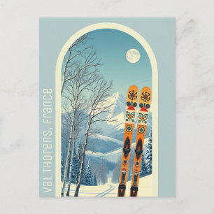 Val Thorens France ski holiday Postcard