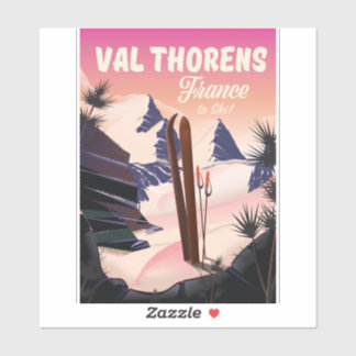 Val Thorens, France ski poster