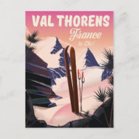 Val Thorens, France ski poster