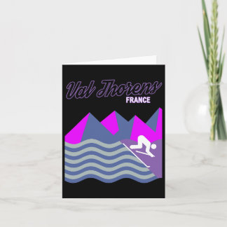 Val Thorens French Alps France Ski Resort Snowboar Card