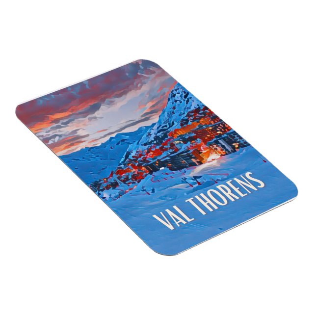Val Thorens Ski Resort Magnet (Right Side)