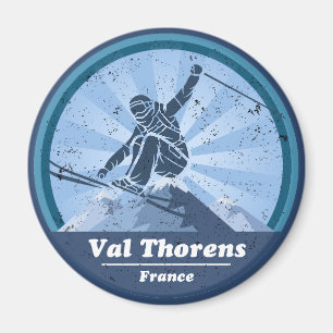 Val Thorens Station de ski Skieur Magnet