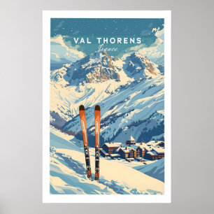 Val Thorens Travel Poster 1