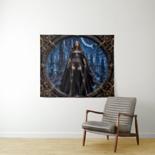 Valaeria Valceria Before The Citadel of Oroslavian Tapestry