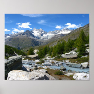 Valais Alps Poster