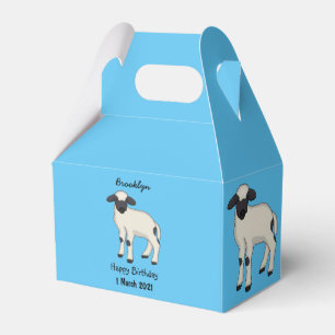 Valais Blacknose sheep cartoon illustration Favour Box