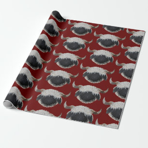 Valais Blacknose Sheep Christmas gift wrap