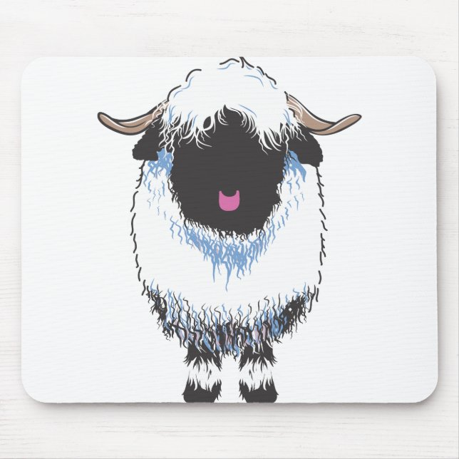 VALAIS BLACKNOSE SHEEP MOUSE MAT (Front)