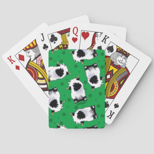 Valais Blacknose Sheep Playing Cards (Back)
