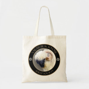 Valais Blacknose Sheep Society Logo Tote Bag