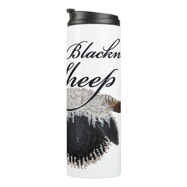 Valais Blacknose Sheep thermal tumbler  (Rotated Right)