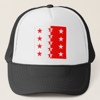 Valais Flag Trucker Hat