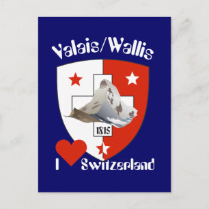 Valais Suisse / Wallis Schweiz Postkarte Postcard